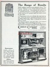 CARRON Solid-Fuel Cooker/Heater Range Advert - Original Antique 1922 Print for sale  Shipping to Ireland