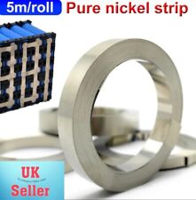 99.96% Pure Nickel strip Tape Li 18650 Battery Spot Welding. 5 Mtr Lengths. UK for sale  Shipping to South Africa