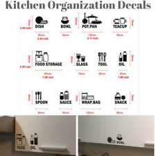 Kitchen cabinet labels for sale  Shipping to Ireland