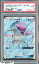 2018 Pokemon Sun Moon Lost Thunder #200 FA Suicune GX PSA 9 MINT, used for sale  Shipping to South Africa