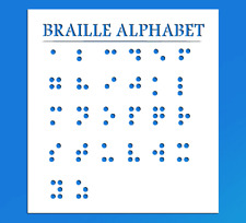 Braille alphabet reusable for sale  Live Oak