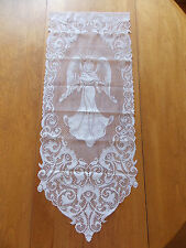 HERITAGE LACE WHITE ANGEL WALL BANNER 12W BY 30L IMPRESIONANTE ARTÍCULO 4006 segunda mano  Embacar hacia Argentina