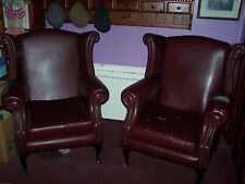 Wing backed armchairs for sale  CHESTER
