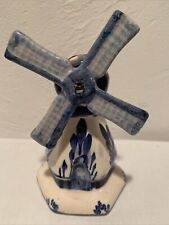 Delft Blue Windmill spinning blades Made in Holland 6”   #98.9847 for sale  Shipping to Canada