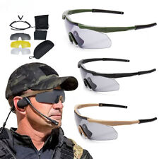 Óculos táticos militares à prova de vento óculos de tiro óculos seguros para montanhismo comprar usado  Enviando para Brazil