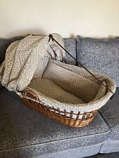 Used, Vintage Style Wicker Moses Basket for sale  Shipping to South Africa