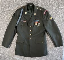 Blazer militar masculino exército dos EUA 44 longo verde 1º Ranger BN casaco uniforme decorado comprar usado  Enviando para Brazil