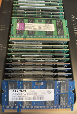 Lot of 50 - Mixed Brands 2GB 2RX8 PC2-6400S/5300S DDR2 SODIMM Laptop RAM TESTED! for sale  Shipping to South Africa