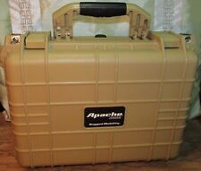 APACHE 3800 TAN WEATHERPROOF HARD PROTECTIVE CASE, 16" LONG, USED - VG for sale  Shipping to South Africa
