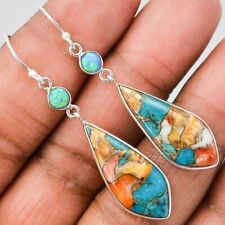 925 Silver Turquoise Earrings Ear Hook Wedding Dangle Drop Jewelry For Women, begagnade till salu  Toimitus osoitteeseen Sweden