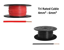 Tear de fio elétrico painel automotivo cabo triplo vermelho e preto 4mm 6mm comprar usado  Enviando para Brazil