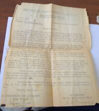 Vecchio documento 1935 usato  Cremona