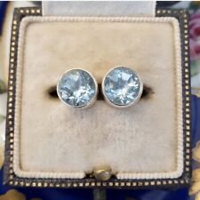 Topaz earrings sterling for sale  GRANTHAM