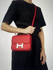 Mini bolsa Hermes Constance 18 vermelha 2019 comprar usado  Enviando para Brazil