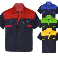 Para Hombres Camisa De Trabajo Industrial Prendas para el torso uniformes de trabajo Workwear mecánico Motorsports segunda mano  Embacar hacia Argentina