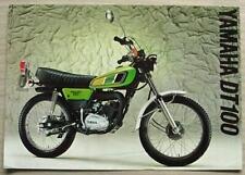 Folleto de especificaciones de ventas de motocicleta Yamaha DT 100 C1977 #LIT-3MC-0107017, usado segunda mano  Embacar hacia Argentina