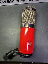Micrófono de estudio vocal MXL 550 rojo sin probar, usado segunda mano  Embacar hacia Argentina