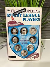 The Encyclopedia of "Australian Rugby League Players" First Edition 1993 for sale  Shipping to South Africa