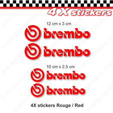 Stickers brembo rouge d'occasion  France