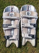 Warsop Platinum Cricket Pads Adult Size Some Wear  for sale  Shipping to South Africa