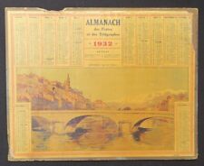 1932 calendrier almanach d'occasion  Nantes-