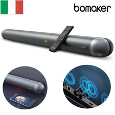Bomaker Soundbar 120W 2.0 Canali Subwoofer Bluetooth Oratore Dolby Home theater  usato  Torino