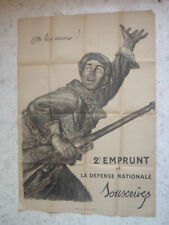 Affiche 1916 emprunt d'occasion  Prades