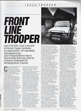 Isuzu trooper 2.2 for sale  UK