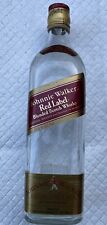 Johnnie Walker Red Label Scotch Whiskey EMPTY Glass 750ml READ for sale  Shipping to South Africa