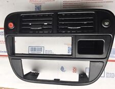 96-98 Honda Civic 1DIN rádio centro console painel moldura aberturas (preto) comprar usado  Enviando para Brazil
