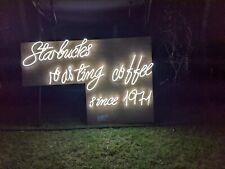 Starbucks neon led for sale  UPMINSTER