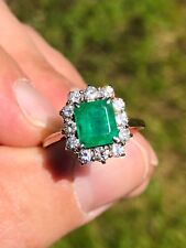 antique emerald ring for sale  COLNE