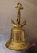 Brass anchor bell for sale  WHITBY