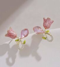 Tulip earrings spade for sale  Dobbs Ferry