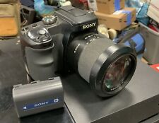 Sony Alpha A100 10.2MP Digital SLR Camera Black w/ DT 3.5-5.6/18-70 Macro Lens for sale  Shipping to South Africa