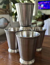 Vaso de casamento festa 4,5 pol. tom prata copo Julep perfeito 4,5 pol. quarto trimestre comprar usado  Enviando para Brazil