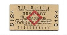 1960s Newport (S.1) BTC (S) 2d Platform Ticket Isle of Wight 8184 for sale  Shipping to South Africa