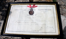 Ancien diplôme médaille d'occasion  France