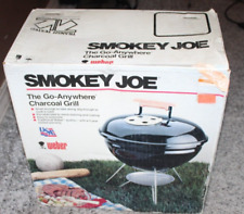 Vintage  Weber Grill Smokey Joe 10001 Black BBQ Kettle Wood Handle (NOS) for sale  Shipping to South Africa