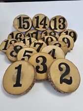 19pcs wooden number for sale  Barberton