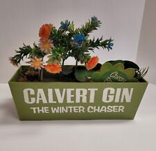 Vintage Calvert Gin Licor Plantas Raras Plantas Flores Bartop Publicidade Anos 1950, usado comprar usado  Enviando para Brazil