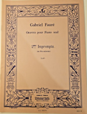 Gabriel fauré oeuvres d'occasion  Bruges