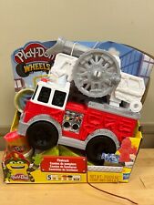Brinquedo caminhão de bombeiros Play-Doh E610 rodas com 5 cores não tóxicas comprar usado  Enviando para Brazil