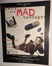 Póster original de Michael Alig Diary of a Mad Teenager invitación club de Nueva York baile infantil segunda mano  Embacar hacia Argentina