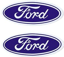 2 Stück Ford Automobile Sponsoren Logo Aufkleber Sticker Emblem 13,5 x 5,5cm, usado comprar usado  Enviando para Brazil