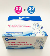 (50LH+20HCG)50 Ovulation and 20 Pregnancy Test Strips Predictor Kit USA seller for sale  Shipping to South Africa