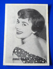 FIGURINA CARD CARTOLINA ATTORI ANNI '60 - ANNA MARIA FERRERO - cm. 6,6X9,4 usato  Cagli