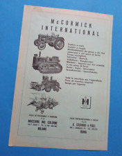 Pubblicita 1954 trattrice usato  Roma
