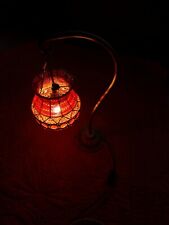 Antigua Lámpara Desde Oficina Arte Nouveau-Globe Rojo Perlé-fonte Y segunda mano  Embacar hacia Argentina