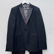 Next Occasion Tuxedo Dinner Suit Mens 40 R Slim 32 x 32 Black Wedding Formal for sale  Shipping to South Africa